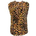 Load image into Gallery viewer, Stella McCartney Leopard Print Silk Sleeveless Top with Tie

