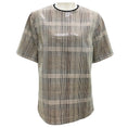 Load image into Gallery viewer, 3.1 Phillip Lim Brown Multi Sequin Plaid Boxy Tee