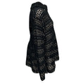 Load image into Gallery viewer, Namacheko Black Zirek Long Sleeve Cotton Open Knit Sweater