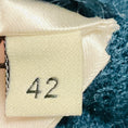 Load image into Gallery viewer, Fendi Dark Teal FF Zucca Logo Pattern Mohair and Wool Knit Turtleneck Sweater