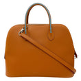 Load image into Gallery viewer, Hermes Toffee / Teal Epsom Tressage 1923 Bolide 30 Handbag