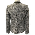 Load image into Gallery viewer, Zadig & Voltaire Black / White Leopard Print Deluxe Vegam Leo Jacquard Blazer