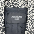 Load image into Gallery viewer, Zadig & Voltaire Black / White Leopard Print Deluxe Vegam Leo Jacquard Blazer