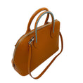 Load image into Gallery viewer, Hermes Toffee / Teal Epsom Tressage 1923 Bolide 30 Handbag