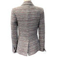 Load image into Gallery viewer, Veronica Beard Navy / Whire / Red Tweed Dickey Jacket