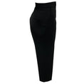 Load image into Gallery viewer, Barbara Bui Black Crepe Trousers