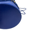 Load image into Gallery viewer, Yves Saint Laurent Rive Gauche Vintage Blue / Gold Studded Suede and Leather Handba