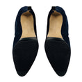 Load image into Gallery viewer, Manolo Blahnik Navy Blue Suede Slouch Boots