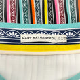 Load image into Gallery viewer, Mary Katrantzou White Multi Striped Pleated Tiered Skirt