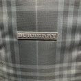 Load image into Gallery viewer, Burberry Black / Grey Classic Nova Check Plaid Golf Shoe Bag