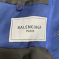 Load image into Gallery viewer, Balenciaga Cobalt Asymmetric Trench Coat
