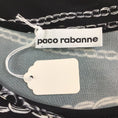 Load image into Gallery viewer, Paco Rabanne Black / Silver Chain Print Long Sleeved Stretch Jersey Top