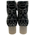 Load image into Gallery viewer, Alaia Black Suede Booties with Crystals and Clear Heel