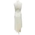 Load image into Gallery viewer, Alexandre Vauthier Ivory Halter Neck Midi Cocktail Dress
