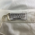Load image into Gallery viewer, Brunello Cucinelli White Short Sleeved Cotton Midi Dress
