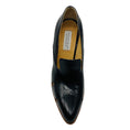 Load image into Gallery viewer, Gabriela Hearst Black Leather Pointed Toe Block Heel Loafer Pumps / Shoes