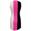 Load image into Gallery viewer, Barbara Bui Black / White / Pink Sleeveless Dress