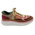 Load image into Gallery viewer, Chloe Pink / Tan Multi Knit Low Top Sneakers