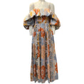 Load image into Gallery viewer, Ulla Johnson Ocean Jasper Brocade Izra Off Shoulder Maxi Dress
