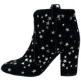 Load image into Gallery viewer, Laurence Dacade Black Suede Ankle Boots with Stars