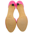 Load image into Gallery viewer, Manolo Blahnik Pink Leather D'Orsay Peep Toe Pumps