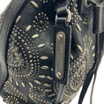 Load image into Gallery viewer, Saint Laurent Black Leather Anja Small Studded Crossbody Bag