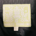 Load image into Gallery viewer, Charles Chang-Lima Black Textured Jacquard Jacket with Knit Trim