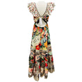 Load image into Gallery viewer, Camilla White Multi Aromatic Amor Print Tiered Dress with Neck Frill