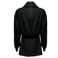 Load image into Gallery viewer, Charles Chang-Lima Black Textured Jacquard Jacket with Knit Trim