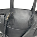 Load image into Gallery viewer, Ralph Lauren Black / White Calfskin Leather Soft Ricky 33 Bag