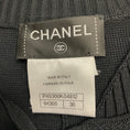 Load image into Gallery viewer, Chanel Black CC Logo Buttoned Viscose Knit High Low Cardigan Sweater