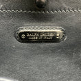 Load image into Gallery viewer, Ralph Lauren Black / White Calfskin Leather Soft Ricky 33 Bag