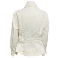 Load image into Gallery viewer, Akris Punto White Cotton Denim Jacket with Belt