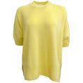 Load image into Gallery viewer, Jil Sander Yellow Cashmere Drop Sleeve Sweater
