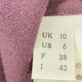 Load image into Gallery viewer, Victoria Beckham Purple Long Sleeved Wool Crepe Midi Dress