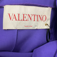 Load image into Gallery viewer, Valentino Purple Cape Sleeve Silk Cady Mini Dress