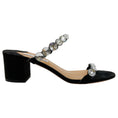 Load image into Gallery viewer, Aquazzura Black Suede Maxi Tequila Sandals