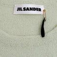Load image into Gallery viewer, Jil Sander Lime Cotton Slit Sleeve Sweater
