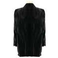 Load image into Gallery viewer, Algo Black One Button Velvet Blazer
