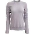 Load image into Gallery viewer, Jil Sander Lilac Cotton Slit Sleeve Sweater
