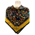 Load image into Gallery viewer, Hermes Black / Gold Multi Pierres d'Orient et d'Occident Square Silk Twill Scarf
