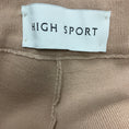 Load image into Gallery viewer, High Sport Beige Kick Cropped Stretch-cotton Flared Pants