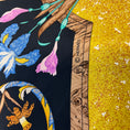Load image into Gallery viewer, Hermes Black / Gold Multi Pierres d'Orient et d'Occident Square Silk Twill Scarf