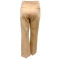 Load image into Gallery viewer, High Sport Beige Kick Cropped Stretch-cotton Flared Pants