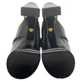 Load image into Gallery viewer, Versace Black Patent Leather Medusa Chain Platform Mules