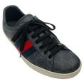 Load image into Gallery viewer, Gucci Men's Black Mono Ace GG Supreme Sneakers