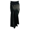 Load image into Gallery viewer, Rick Owens Black Luxor Collection Bias Cut A-Line Skirt with Knit Waistband