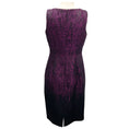 Load image into Gallery viewer, Carmen Marc Valvo Magenta / Black Sleeveless Wool Dress