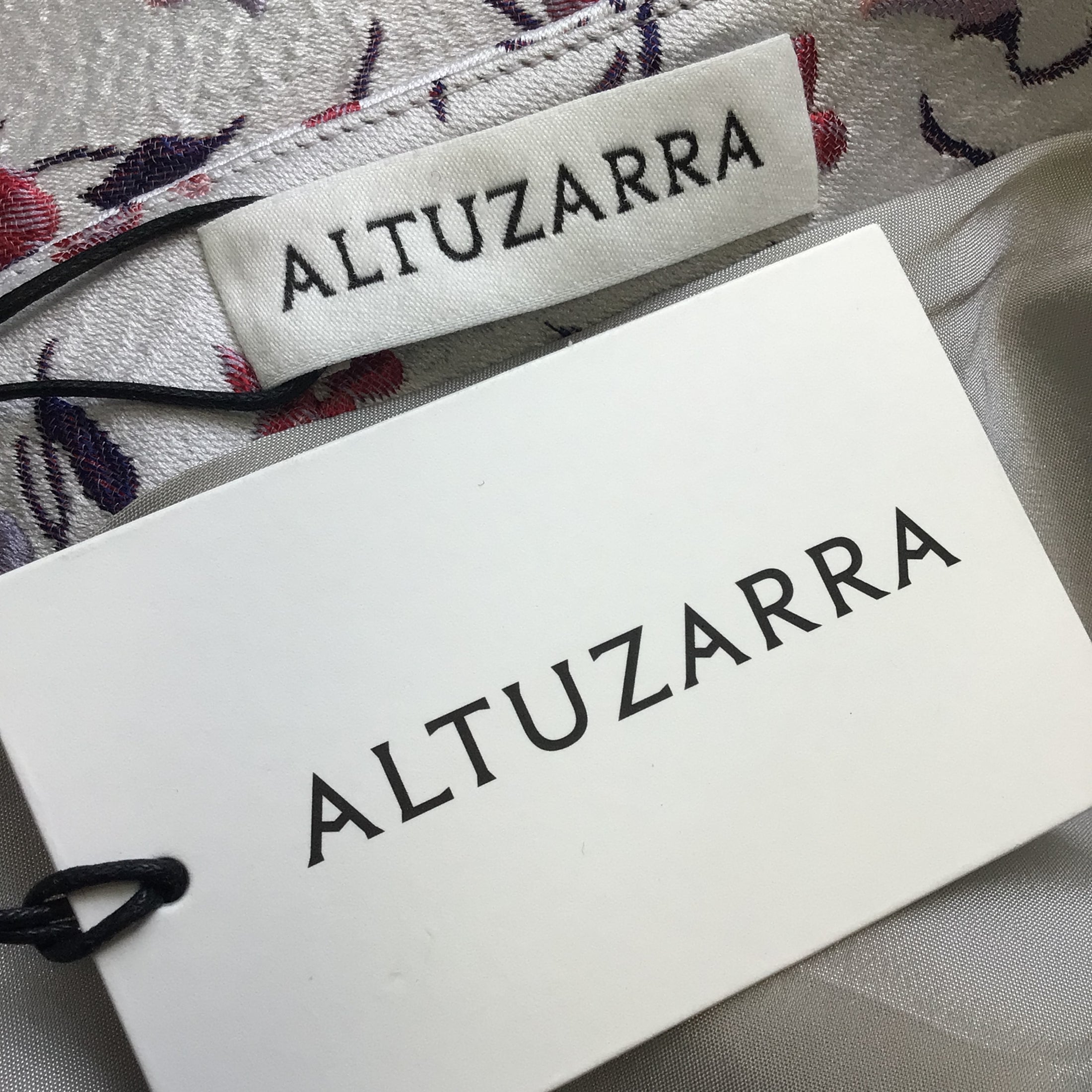 Altuzarra Lilac Multi Floral Jacquard Top and Skirt Two-Piece Set