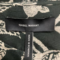 Load image into Gallery viewer, Isabel Marant Black / Ivory Printed Short Sleeved Silk Mini Dress